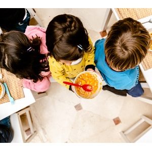 Monitor de comedor escolar + Título Manipulador de Alimentos